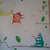 Decoración Cuarto Infantil. Un projet de Illustration traditionnelle de Clara Palencia - 01.11.2015