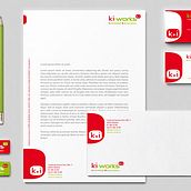 Imagen corportativa - Ki-works. Een project van Grafisch ontwerp van idealizarte - 13.06.2016