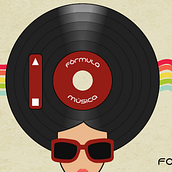 Imagen de portada Fórmula10músicA. Graphic Design project by Esther Herrero Carbonell - 06.14.2016