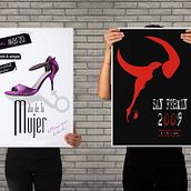 Woman's day & San Fermin Poster design.. Un projet de Design graphique , et Événements de warhole - 15.06.2016