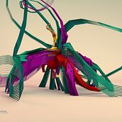 3D Geometric Swan. 3D, and Art Direction project by SUBCUTÁNEO - 06.15.2016