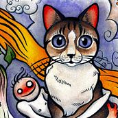 DisneyLanda: El gato. Fine Arts, and Traditional illustration project by Daniel Franco Delgado - 06.22.2016