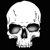 skull. Un proyecto de Arte urbano, Diseño gráfico e Ilustración tradicional de Ben Barrón - 23.06.2016