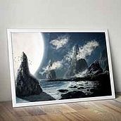 Matte Painting. Een project van Grafisch ontwerp, Fotografie, Traditionele illustratie, L y scaping van Maria Queraltó - 24.06.2016