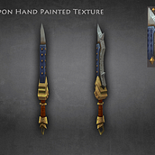 Hand Painted Sword. 3D project by Patrick Valle Alba - 06.27.2016