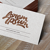 Lorem Ipsum logotipo . Br, ing, Identit, Calligraph, T, and pograph project by Joluvian - 06.27.2016