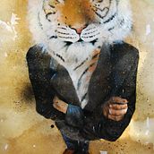 Simbiosis. Fine Arts, Traditional illustration, and Painting project by Tania Coello - 06.29.2014