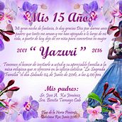 Invitación de XV años morado. Un progetto di Graphic design di Samuel López Palomo - 29.06.2016