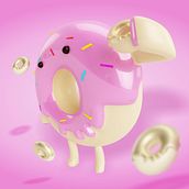 Donut Selfie: La Mejor Selfie de Todas. Character Design project by Ricardo Cons - 06.30.2016
