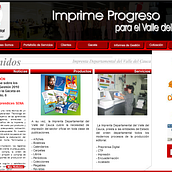 Web imprenta departamental del valle. Web Development project by Robin Valencia - 07.03.2016