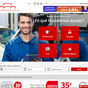 Cuidamostucoche. Un projet de Direction artistique, Webdesign , et UX / UI de Pilar García - 04.07.2016