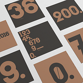 Numbers. Design, T, and pograph project by Pablo Moreno - 07.05.2016
