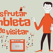 Para la cultura disfrutar La Rambleta has de visitar. Graphic Design, and Traditional illustration project by Pablus Pablo - 07.05.2016