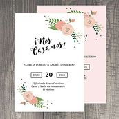 Invitaciones de Boda. Fine Arts, and Design project by Cirera Estudio - 07.05.2016