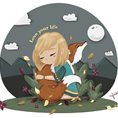 Mi Proyecto del curso: Ilustración exprés con Illustrator y Photoshop. Un progetto di Belle arti, Design, Character design e Illustrazione tradizionale di Tamara AG - 05.07.2016
