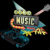 Some music needs air, roll down your window. 3D, Art Direction, T, and pograph project by Gab Fontecha - 07.07.2016