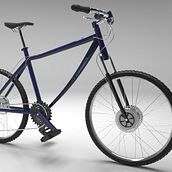 Bicicleta y auriculares. Projekt z dziedziny 3D użytkownika Aurora Callejon Navarro - 08.07.2016
