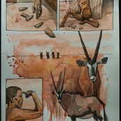 Comic Orix. Comic, and Traditional illustration project by Rafael Comino Matas - 07.09.2016