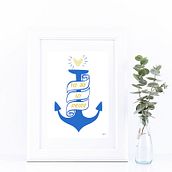 You are my anchor. Graphic Design, and Traditional illustration project by Irene Marti - 07.11.2016