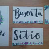 Papelería eventos. Projekt z dziedziny  Sztuki piękne, Br, ing i ident, fikacja wizualna,  Kaligrafia, Doradztwo kreat, wne, Design, W, darzenia, Trad, c i jna ilustracja użytkownika m mr - 12.07.2016