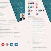 CV. Een project van Grafisch ontwerp van Salvador Rus Sanchez - 12.07.2016