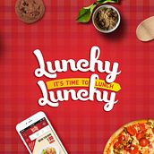 Lunchy Lunchy. Br, ing, Identit, Design, Graphic Design, Interactive Design, Web Design, Naming, and UX / UI project by Adrián Miranda Rodríguez - 07.12.2016