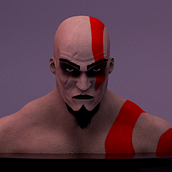 Kratos - God of War. 3D project by Joseito Lobato - 07.14.2016