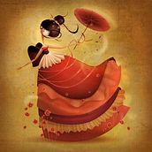 Ilustraciones (Proyectos propios). Design, Character Design, and Traditional illustration project by Anabella Albanese - 07.15.2016