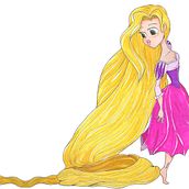 Rapunzel. Projekt z dziedziny Projektowanie postaci, Trad, c i jna ilustracja użytkownika Lumarbi Martínez - 15.07.2016