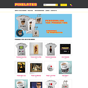 PIXELATED - Web. Un proyecto de Diseño gráfico, Diseño Web y UX / UI de Victor Belda Ruiz - 15.07.2016