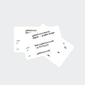Personal Cards. Art Direction, Design, Editorial Design, Graphic Design, and Web Design project by Gabriel Reyes Moreta - 07.16.2016