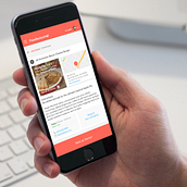 Accenture in-house game: Foodie Journal. Un projet de UX / UI , et Webdesign de Diana Arizmendi - 19.07.2016