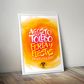Cartel Feria y Fiestas Toledo 2016 . % Diego Camino Sanchez tarafından hazırlanan Grafik Tasarım projesi - 07.20.2016