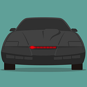 Series (I) Knight rider. Animation, and Traditional illustration project by silvia poli - 07.21.2016
