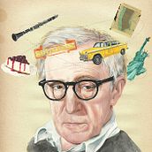 Woody Allen. Ilustración para Tentaciones de El País.. Fine Arts, Editorial Design, and Traditional illustration project by Tamara Feijoo - 07.25.2016