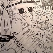 UFO dreams. Een project van  Art direction, Ontwerp van personages, Collage, Stripboek,  Ontwerp,  Beeldende kunst, Grafisch ontwerp, Traditionele illustratie, Schilderij y  Urban art van Dani Sanguineti - 26.07.2016