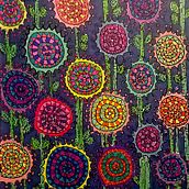 Flowers in my mind. Een project van Animatie,  Art direction, Ontwerp van personages, Collage,  Ontwerp,  Beeldende kunst, Grafisch ontwerp, Traditionele illustratie, Schilderij y  Urban art van Dani Sanguineti - 26.07.2016