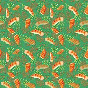 Mi Proyecto del curso: Motivos para repetir "Food Pattern". Design, Graphic Design, and Traditional illustration project by Jess Frias - 08.03.2016