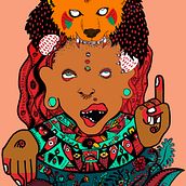 Tótem precolombino Ein Projekt aus dem Bereich Verlagsdesign und Traditionelle Illustration von Raquel Requejo - 06.08.2016