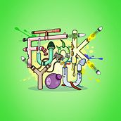 Do not disturb. Een project van Grafisch ontwerp, Traditionele illustratie, T y pografie van Iván Domingo - 09.08.2016