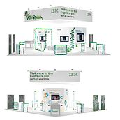 Stand IBM en Digital Enterprise Show. Un proyecto de 3D, Arquitectura interior, Br, ing e Identidad, Dirección de arte, Diseño, Diseño de iluminación, Diseño de interiores, Diseño de producto, Escenografía, Eventos y Publicidad de Oscar Aparicio Tejido - 24.03.2016