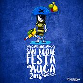 Festa da auga 2016.     Imagen para "Festa da Auga" en Vilagarcía de Arousa - GALICIA . Un progetto di Graphic design e Illustrazione tradizionale di david lages - 15.08.2016