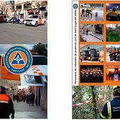 Roll-Up Associació de Voluntaris de Protecció Civil Sant Cugat. Graphic Design project by Marc Vidiella - 08.17.2016