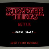 Videojuego de 8 bits de Stranger Things para Nes. Un proyecto de Animación, Cine, Cine, vídeo, televisión, Motion Graphics, Post-producción fotográfica		 y VFX de Frank Morales - 18.08.2016