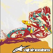 ANUNCIO ALPINESTAR. Graphic Design project by Tony Gutierrez Trujillano - 08.29.2016
