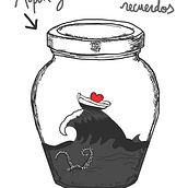 Aquí guardo mis recuerdos. Traditional illustration project by Diego Beaumont - 08.20.2016
