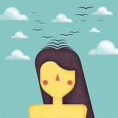 Feelings. Design, and Traditional illustration project by Natalia de Frutos Ramos - 08.20.2016