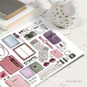 Ilustraciones / Clóset  Ein Projekt aus dem Bereich Design, Produktdesign, Bildende Künste, Traditionelle Illustration und Marketing von Marianela Ortega - 26.08.2016
