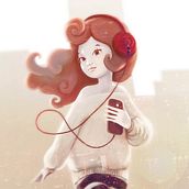 Reflejos del atardecer. Ilustração tradicional projeto de Efrén Rodriguez Hernandez - 26.08.2016