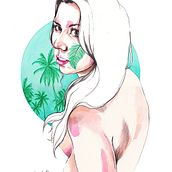 Miss Honolulu. Un projet de Design  et Illustration traditionnelle de Marta Orse - 31.08.2016
